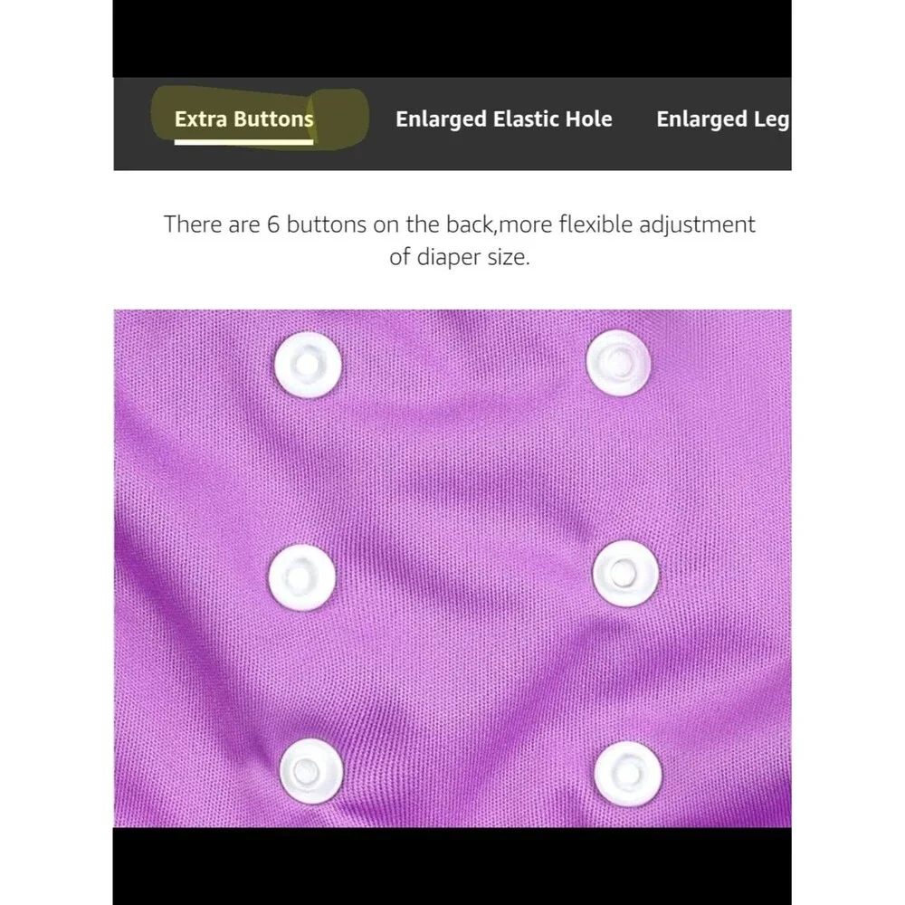 New! Washable Reusable Female Dog Diapers Highly Absorbent XL 6-pack
